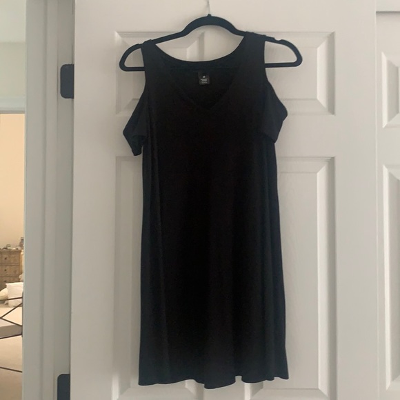 Aqua black cutout dress - Picture 1 of 1